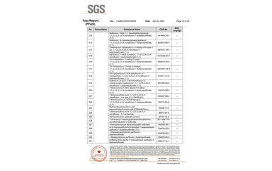 环保测试报告 PFAS CANEC25009106005
