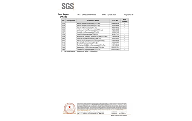 环保测试报告 PFAS CANEC25009106005