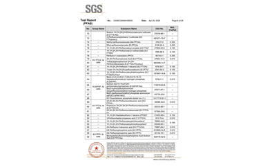 环保测试报告 PFAS CANEC25009106005